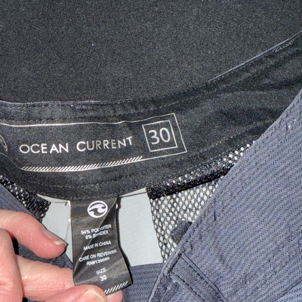 Ocean Current hybrid Gradient Blue Shorts - Picture 3 of 3